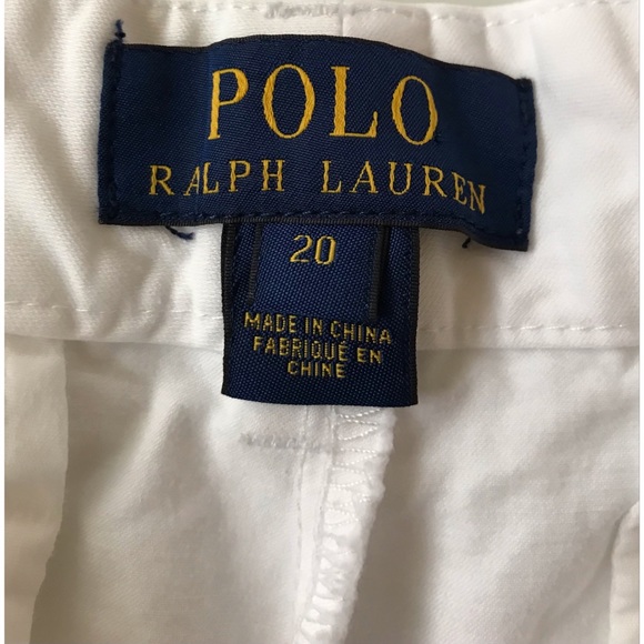Polo Ralph Lauren Boys White Pants    20 - Picture 4 of 7
